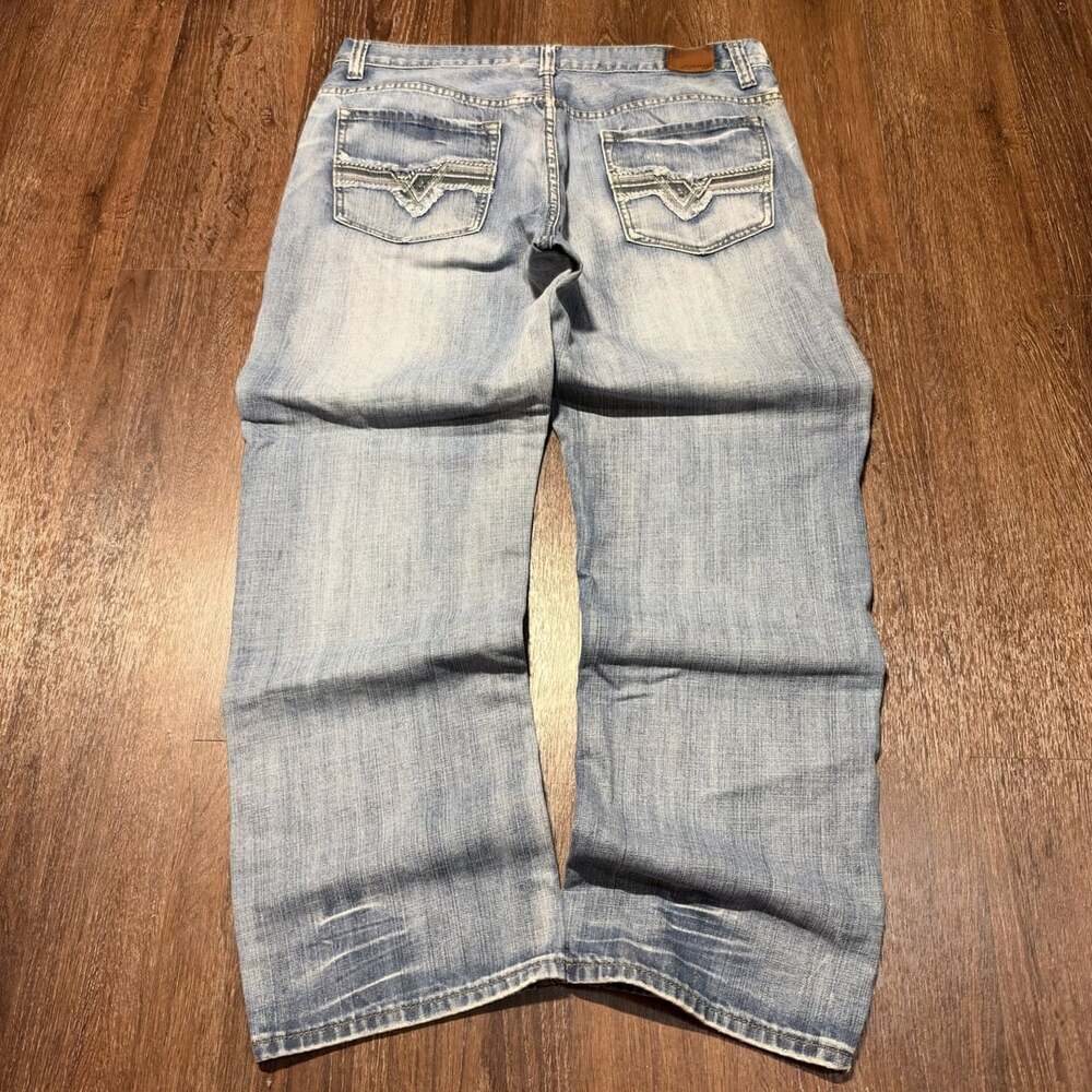 Y2K Flypaper Jeans Size W36XL30 Straight Leg Baggy Light Wash Denim